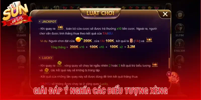 Giải đáp ý nghĩa các biểu tượng xèng